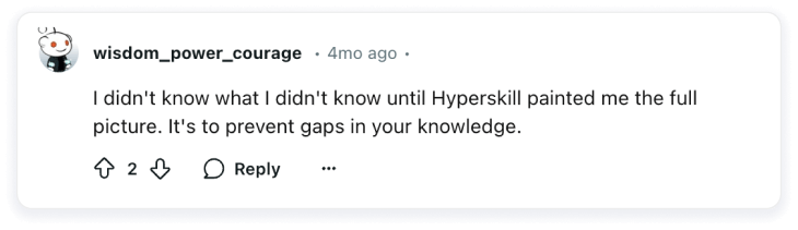 illustration of card with comment