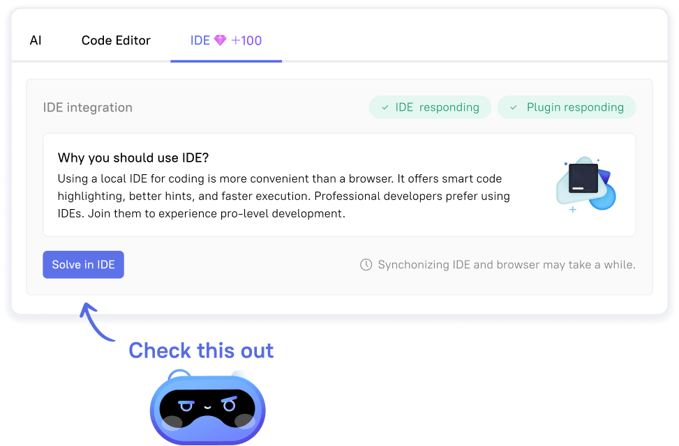 illustration of card with ide